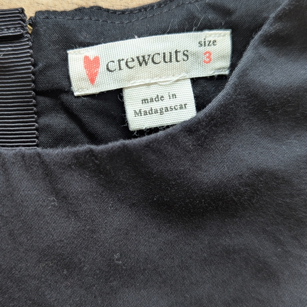 Crewcuts Elegant Sleeveless Black Twirl Dress - Size 3T - Picture 3 of 6